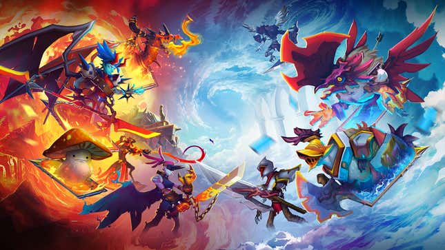 Promotional art for Monster Train 2 shows several characters.