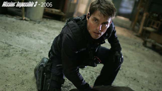 Image for article titled Tom Cruise's Hair In Every Mission: Impossible Movie, Ranked