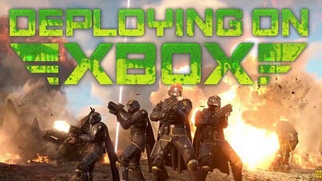 Helldivers appear on Xbox. 