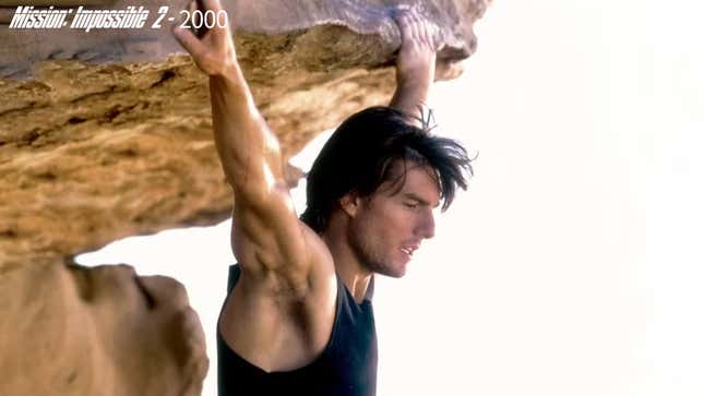 Image for article titled Tom Cruise's Hair In Every Mission: Impossible Movie, Ranked