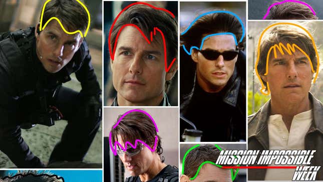 Image for article titled Tom Cruise's Hair In Every Mission: Impossible Movie, Ranked